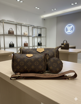 LOUIS VUITTON MONOGRAM MULTI POCHETTE ACCESSORIES SET LADIES SLING BAG